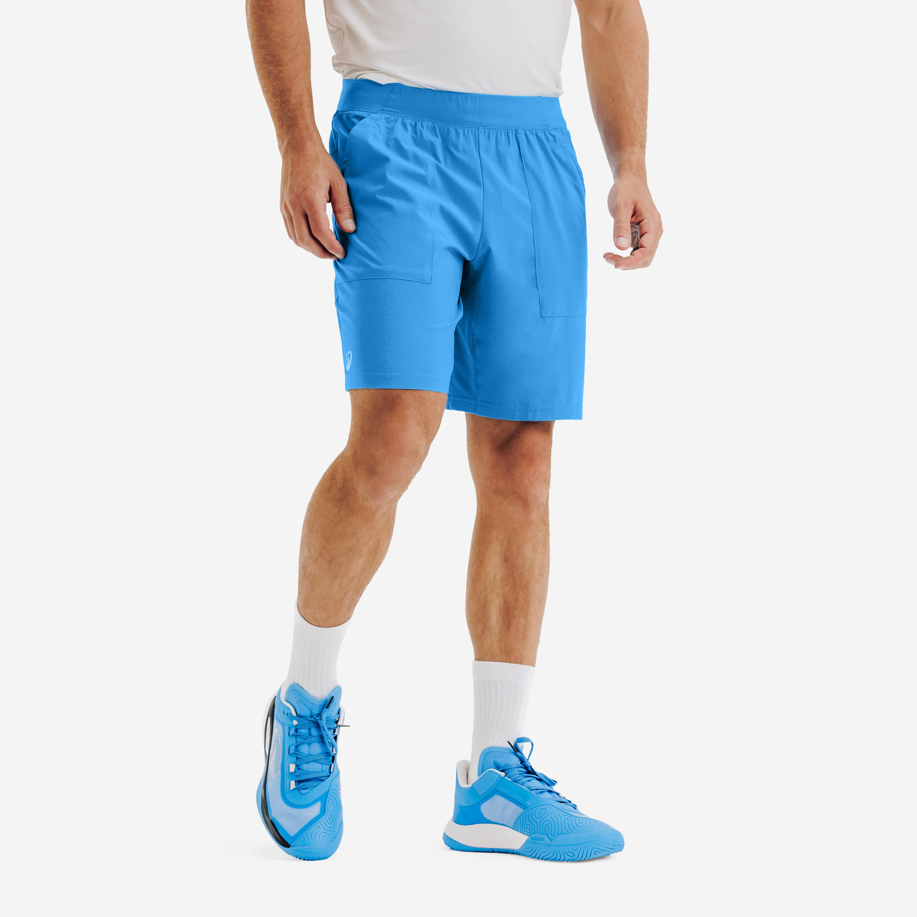 Short de tennis respirant homme, Dry